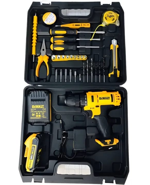 Imported Cordless Drill Machine with 30 Pcs Set