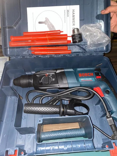 Imported Pure Copper Winding 26MM 3 Function Electric Drill Machine Rotary Drill Machine Hammer Drill Machine Hilti Drill Machine Drill Bits Toolkit Tool Kit Power Tools