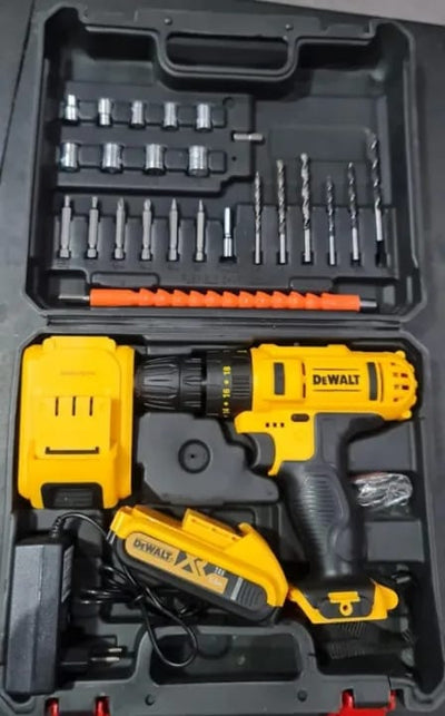Cordless 24v Hammer Drill Machine with Accessories